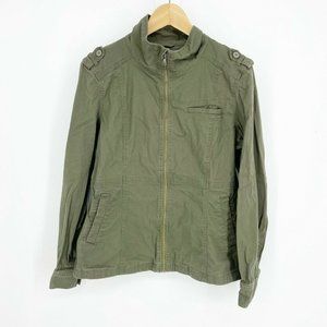 Prana Womens Utility Jacket Green XL Zip Front